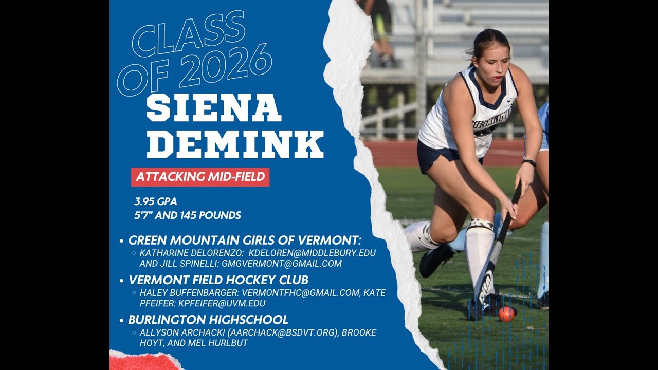 Siena DeMink 2026 Field Hockey
