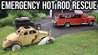 Saving Two Abandoned Antique Project Cars  - 1933 Ford Tudor & 1937 Plymouth Coupe