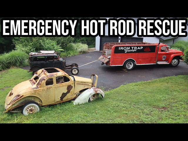 Saving Two Abandoned Antique Project Cars - 1933 Ford Tudor & 1937