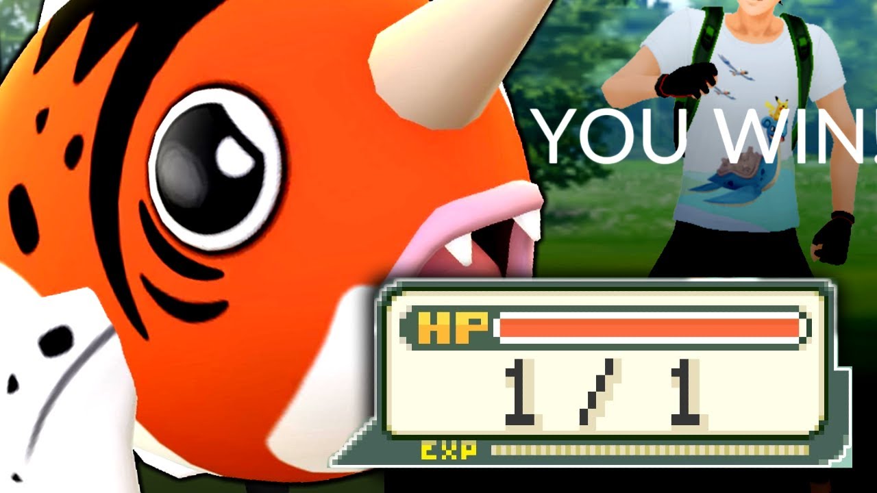 THIS 1HP SEAKING VICTORY WAS INSANE.. | Pokémon GO Battle League