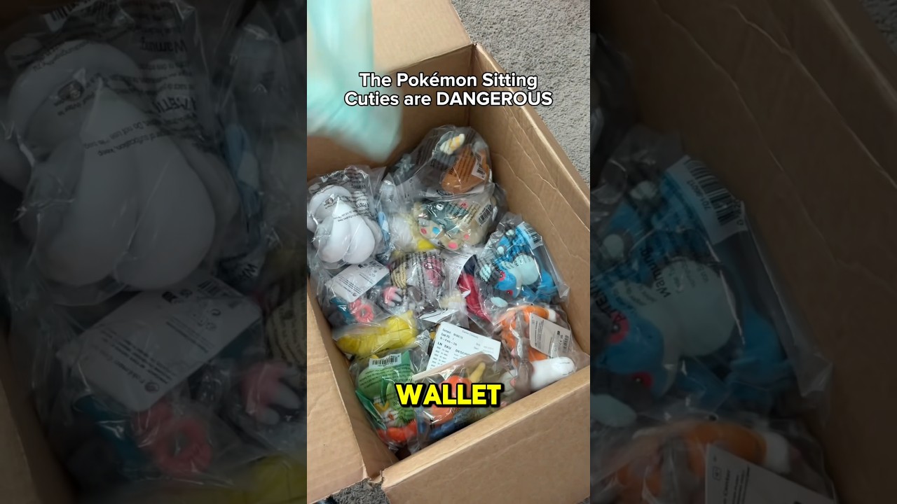 Мягкие плюшевые игрушки Pokémon Sitting Cuties ОПАСНЫ для моего кошелька 