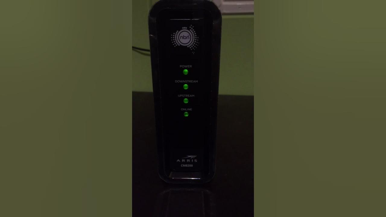 NBNCo HFC Arris CM8200 keeps restarting YouTube