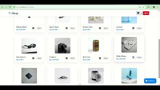 V-Shop - Simple Online Store Web