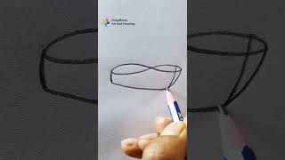 A Simple Boat Drawing | Easy Drawing Tutorial #rongdhonuartanddrawing #drawing #shorts