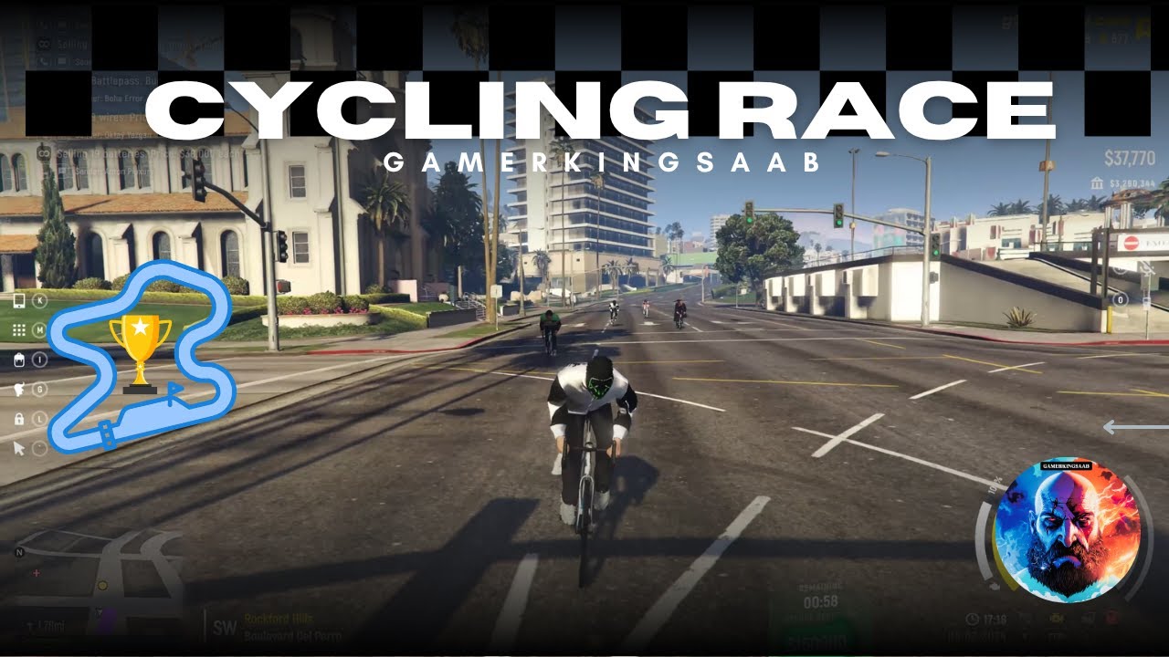 CYCLING RACE IN GTA 5 GRAND RP [4K 60FPS ULTRA] - YouTube