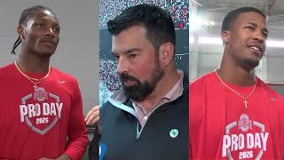 Ohio State Pro Day interviews | Players and coaches