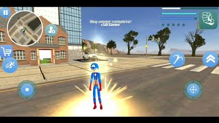 Captain Stickman Rope Hero Newyork Gangster Crime City screenshot 5