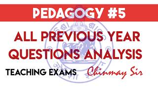 PEDAGOGY MARATHON #5 || PYQs ANALYSIS || TGT || LTR || JT || #jt  #teachingexams #tgt #cdp #pedagogy