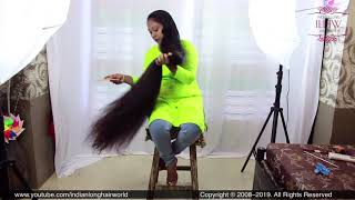 ASMR Brushing & Detangling | How to Detangle Super Long Hair | DIY Detangling Own Long Hair By Hand.