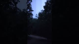 overnight thunderstorm in the Missouri Ozarks #shorts #storms #Ozarks #thunder #lightning #Missouri