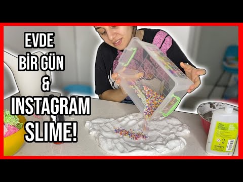 SLIME DOLABIMIZI DÜZENLEDİK EN GÜZEL INSTAGRAM SLIME YAPTIK ** BUSE ABLA İLE BİR GÜN** Dobişko Tv