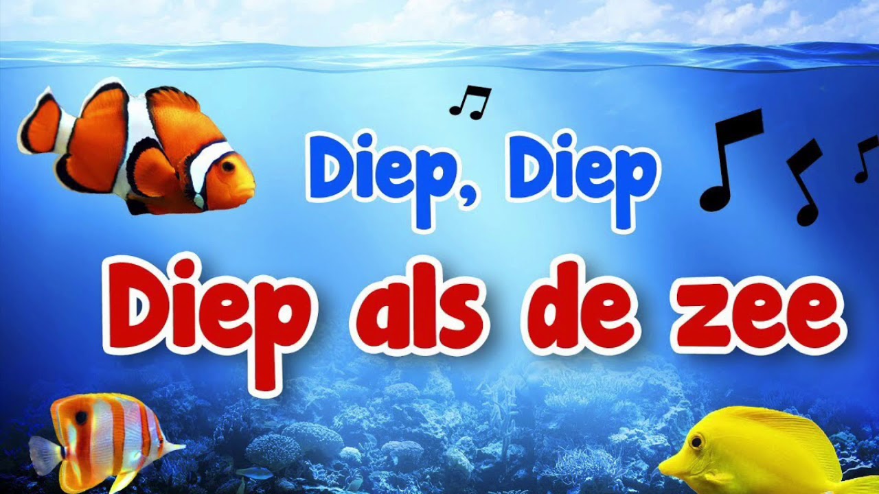 Diep, diep, diep als de zee
