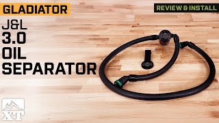 Jeep Gladiator Jt J&L 3.0 Oil Separator Black Anodized Review & Install