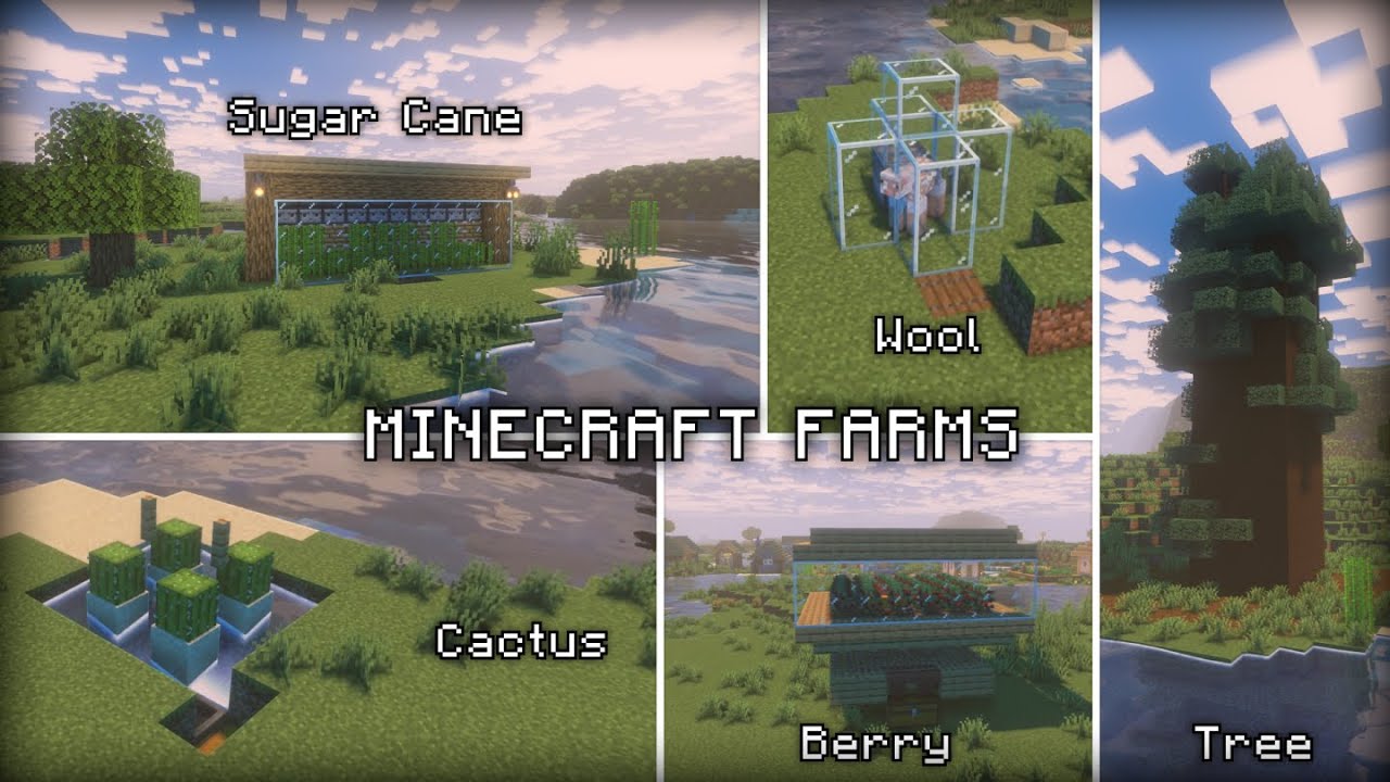 5 Essential Automatic Minecraft Farms for Beginners!