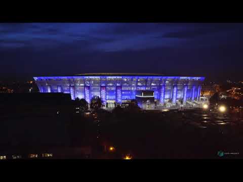 Puskás Stadion díszkivilágítása