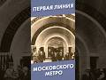 Первая линия Московского метро #метро #лекторийdостоевский #shorts