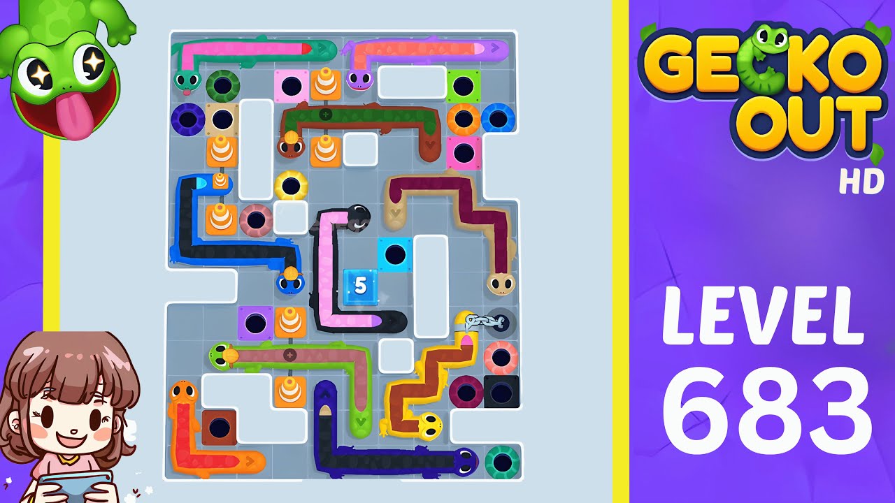 Gecko Out Level 683 Solution Walkthrough - YouTube