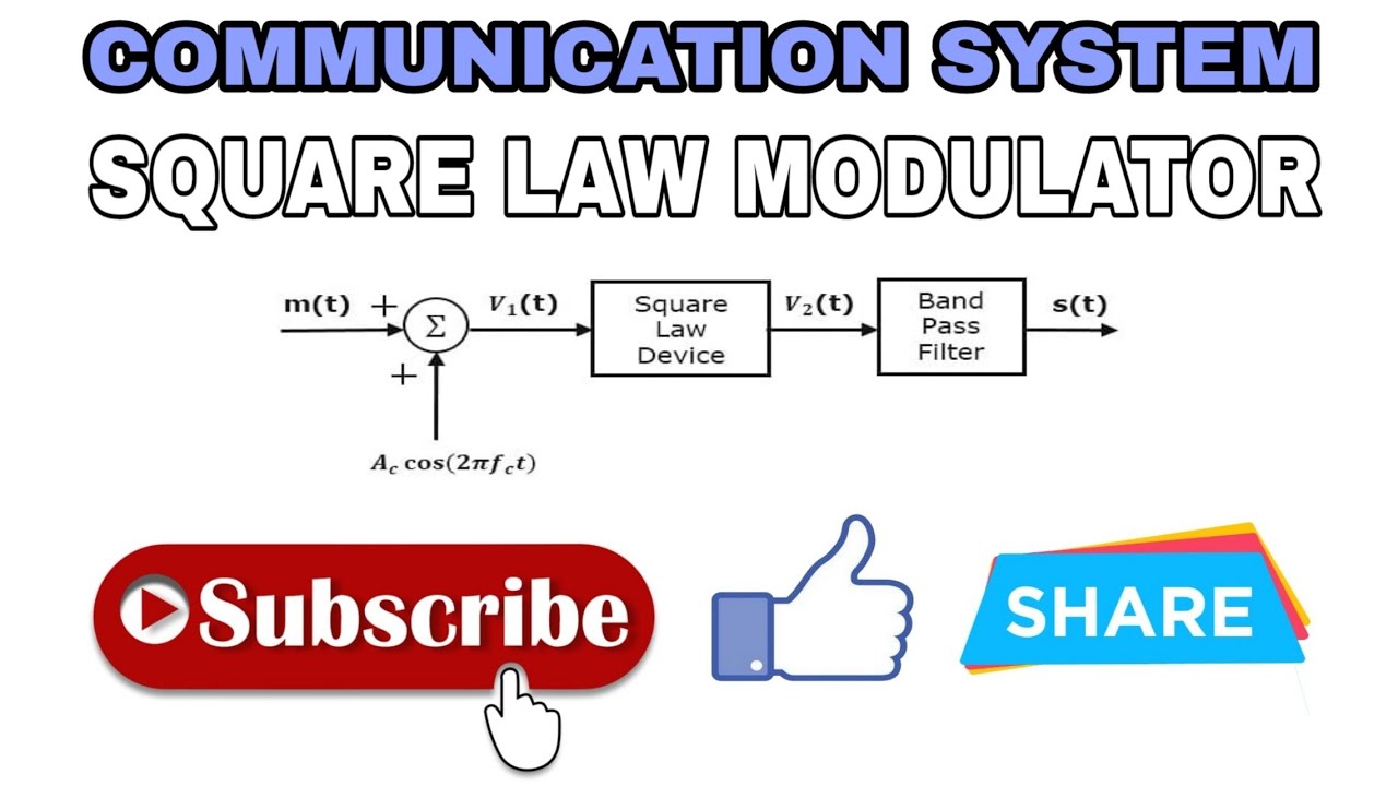 SQUARE LAW MODULATOR || COMMUNICATION SYSTEM