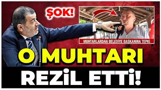 Chpli Başkan A Habere Konuşan O Muhtarı Rezil Etti \
