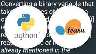 Should binary features be one-hot encoded?