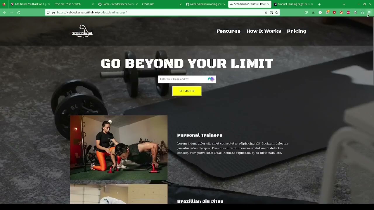FreeCodeCamp Product Landing Page