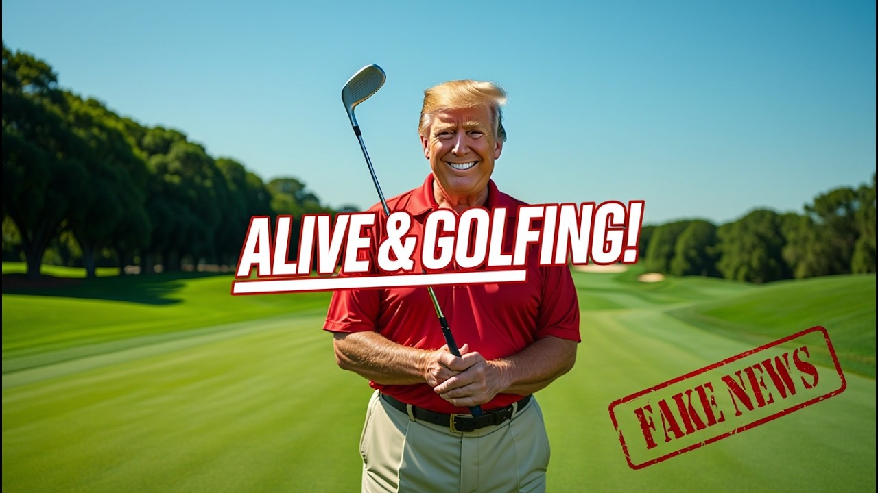 Donald Trump Seen on Golf Course | Shuts Down Death Hoax
