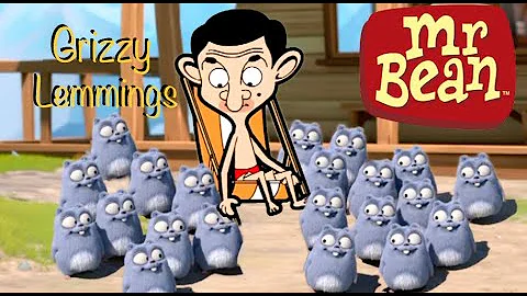 Mr Bean visits Grizzy and Lemmings - Fan made video