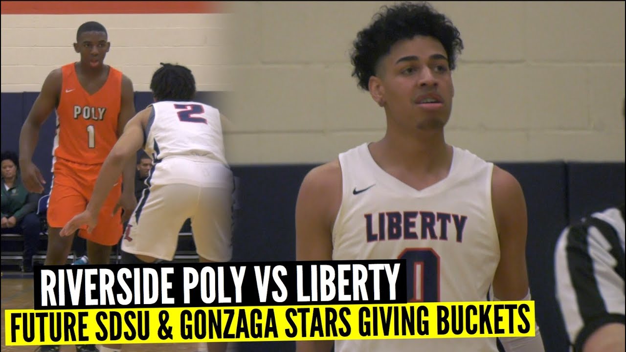 Lamont Butler vs Julian Strawther | Future SDSU & Gonzaga Stars Go At it! Riverside Poly vs Liberty!
