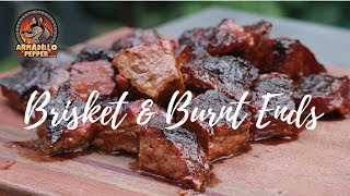 Brisket Burnt Ends and Smoked Brisket on the Pit Barrel Cooker