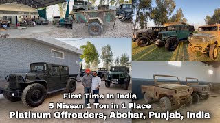 Nissan 1 Ton | Jonga | Restoration | Vintage Jeeps | Platinum Offroader | Punjab