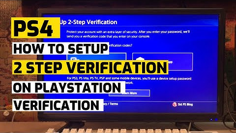 How To Setup A 2 Step Verification On PS4 PlayStation New 2023