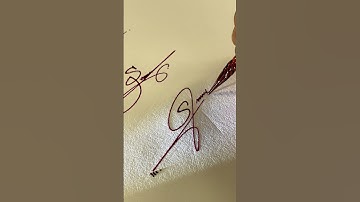 How to sign the letter S#signature #viral #viralvideo #signaturestyle