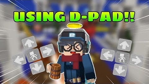 Using D-pad in Bed Wars Ranked mode!!(Blockman Go:BlockyMods)