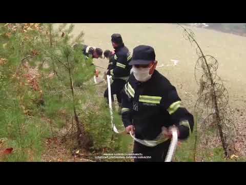 სოფელ ლატალის მიმდებარედ გაჩენილი ხანძარი