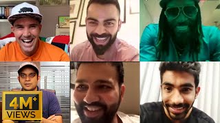 Video call with Virat Kohli, Rohit Sharma, Kevin Peterson, Gayle & Bumrah | Covert Indian Edits