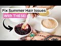 The best herbs to use for your summer hair problems: combat dryness &amp; sun damage naturally