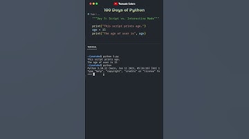 Script vs. Interactive Modes | Day 5 | 100 Days of Python #pythonprogramming #100dayschallenge
