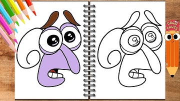 How to Draw Fear Form Inside Out | Drawing Fear easily & step by step ( Inside out 2 )