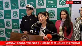 #OSORNO: INCAUTAN DROGA, VEHÍCULOS Y MÁS DE 70 MILLONES EN EFECTIVO