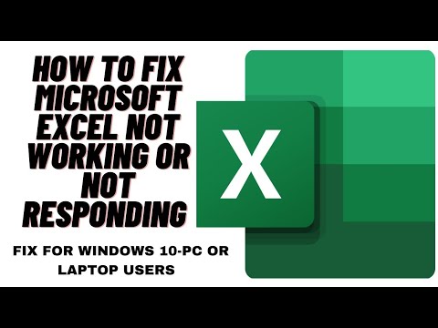 How to Fix Microsoft Excel Has stopped Working or Not Responding