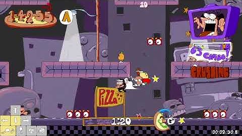 Pizza Tower Lap Hell Pursuit: John Gutter Lap 4 P Rank