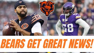 Chicago Bears Get GREAT News Ahead Of Their Matchup Vs Vikings!