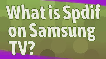 What is Spdif on Samsung TV?