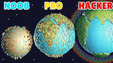 NOOB vs PRO vs HACKER in Idle World!