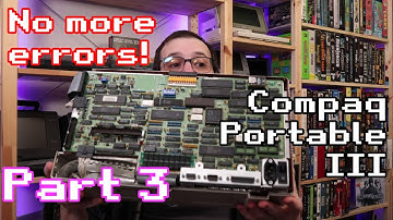 Memory error troubleshooting (again) on the Compaq Portable III