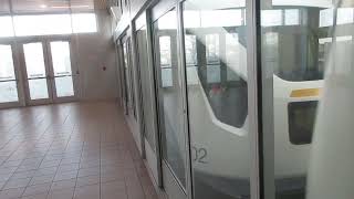 Orlando International Airport South Terminal C APM arriving at Terminals A-B