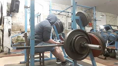 300lb Fat Grip Barbell wrist curls for Awesome Wrist power - Thick Forearms!