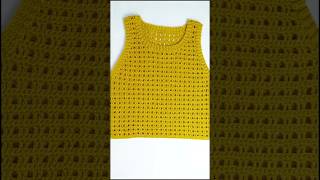 Easy crochet summer tank top