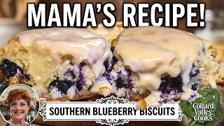 How to Make Big Fluffy Blueberry Biscuits in a Skillet screenshot 5