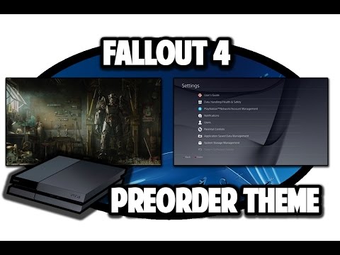 [PS4 THEMES] Fallout 4 Preorder Theme Video in 60FPS